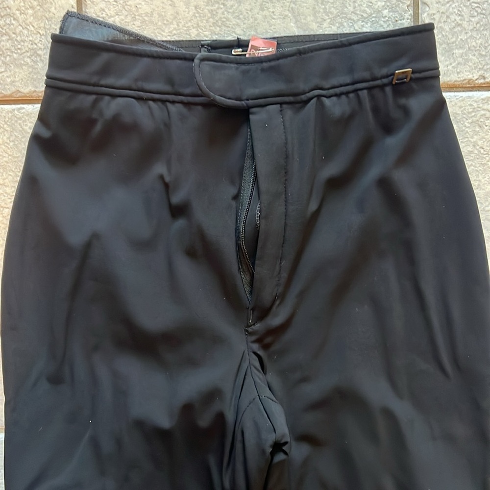 Roffe retro fleece lined stirrup zip ski pants sz12 long - Picture 2 of 6